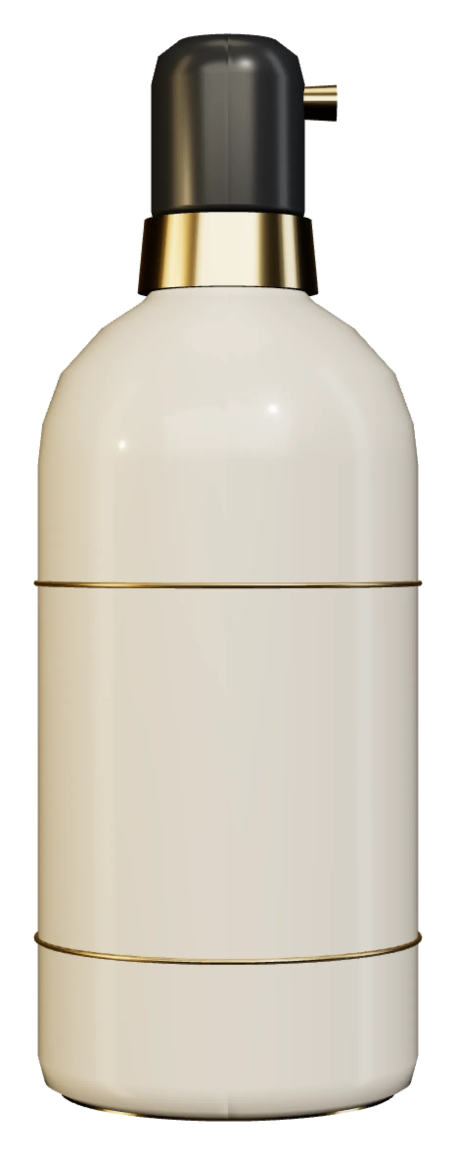 Generic salon spray bottle with a gold collar